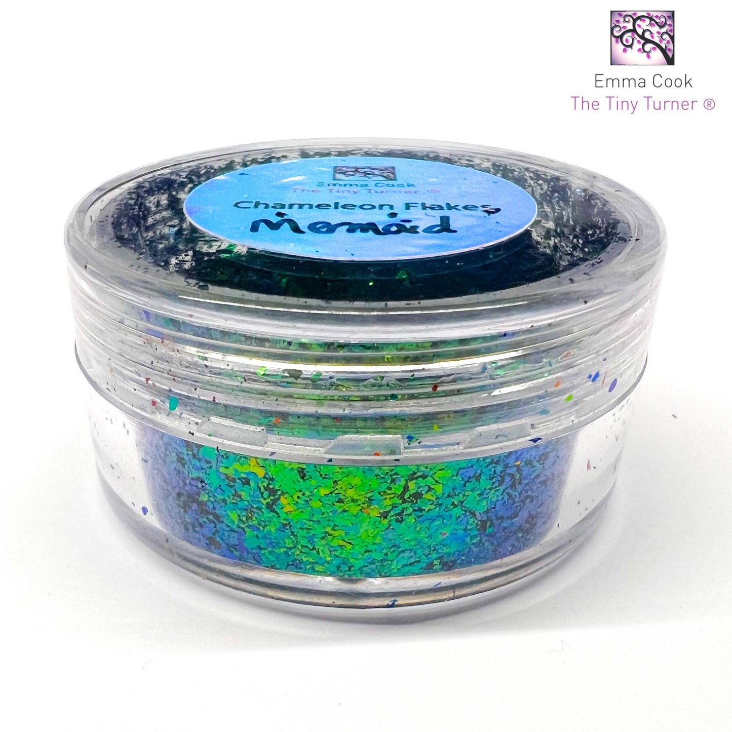 Tiny Turner Chameleon Flakes Single 0.5g Pot 'Mermaid'