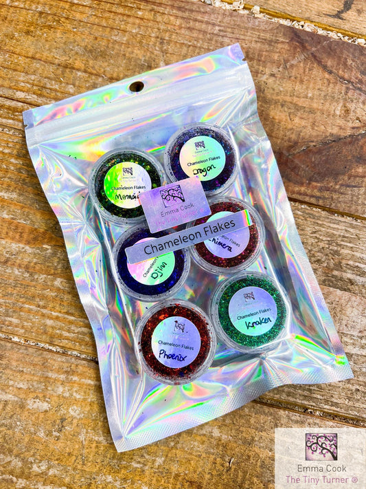 Poudre de caméléon Tiny Turner (6 pots de 0,5 g)
