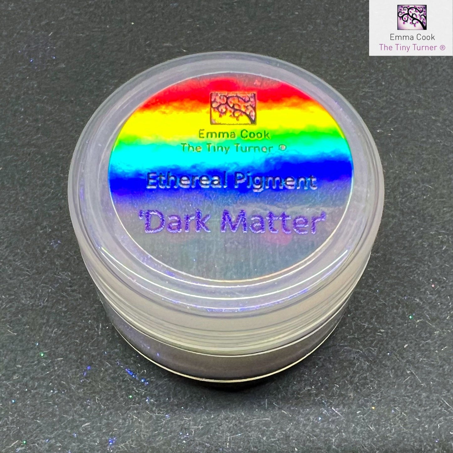 Tiny Turner Ethereal Mica Powder Single 0.5g Pot 'Dark Matter'