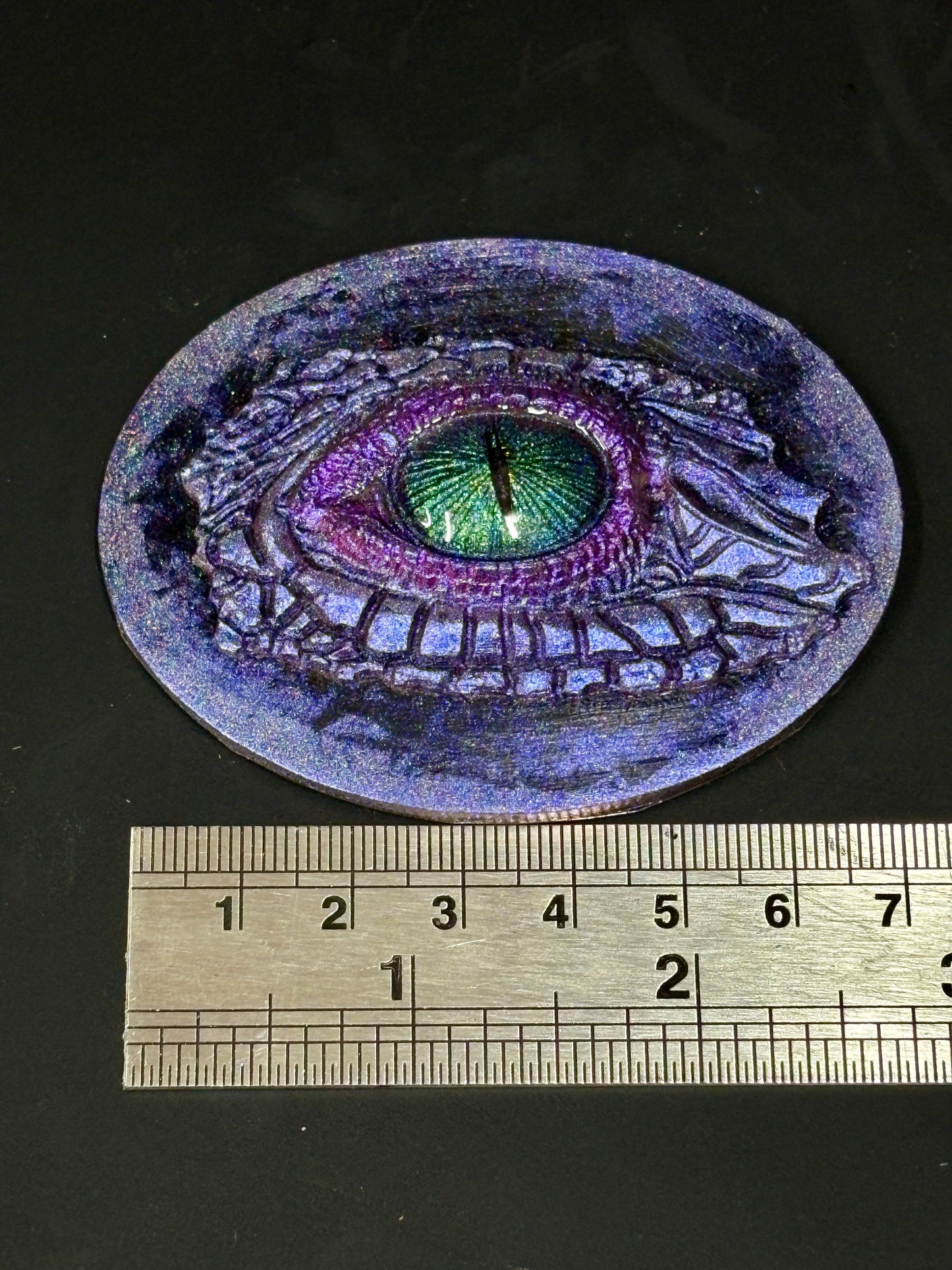 Purple Dragon Eye Fridge Magnet