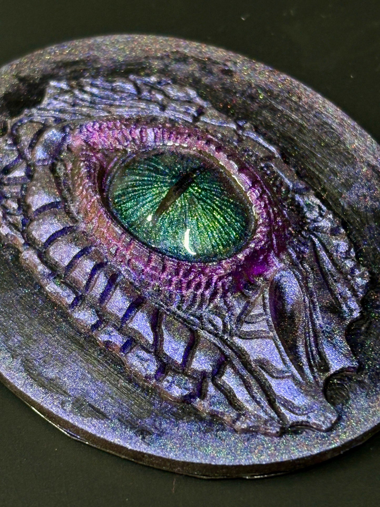 Purple Dragon Eye Fridge Magnet