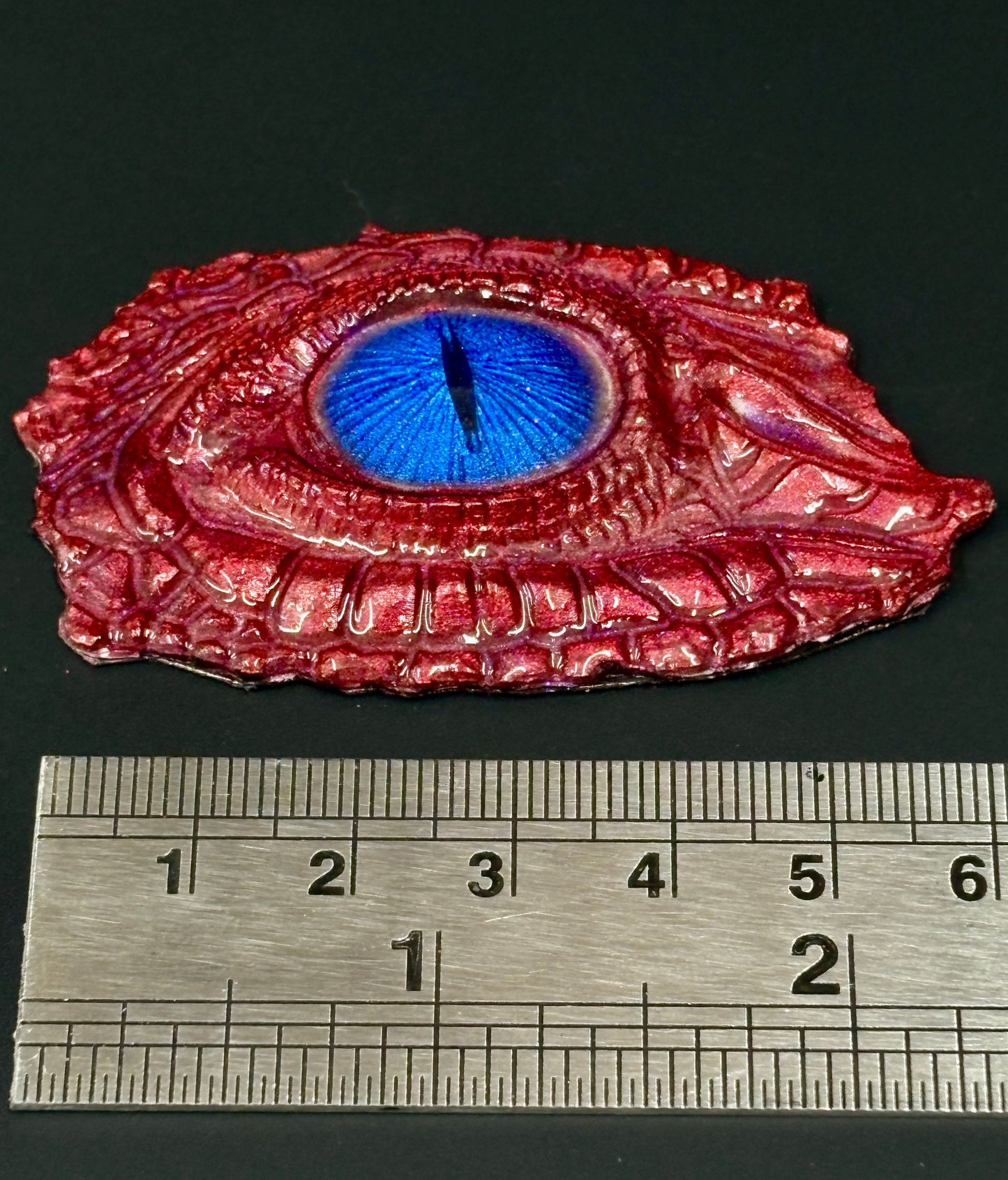 Red Dragon Eye Fridge Magnet