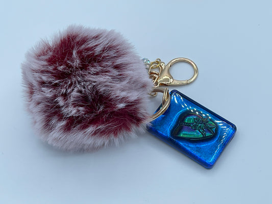 Bonnet Inlay Keyring