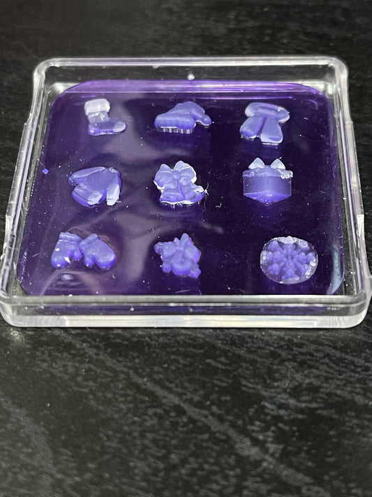 Set of 9 Micro Christmas Inlays