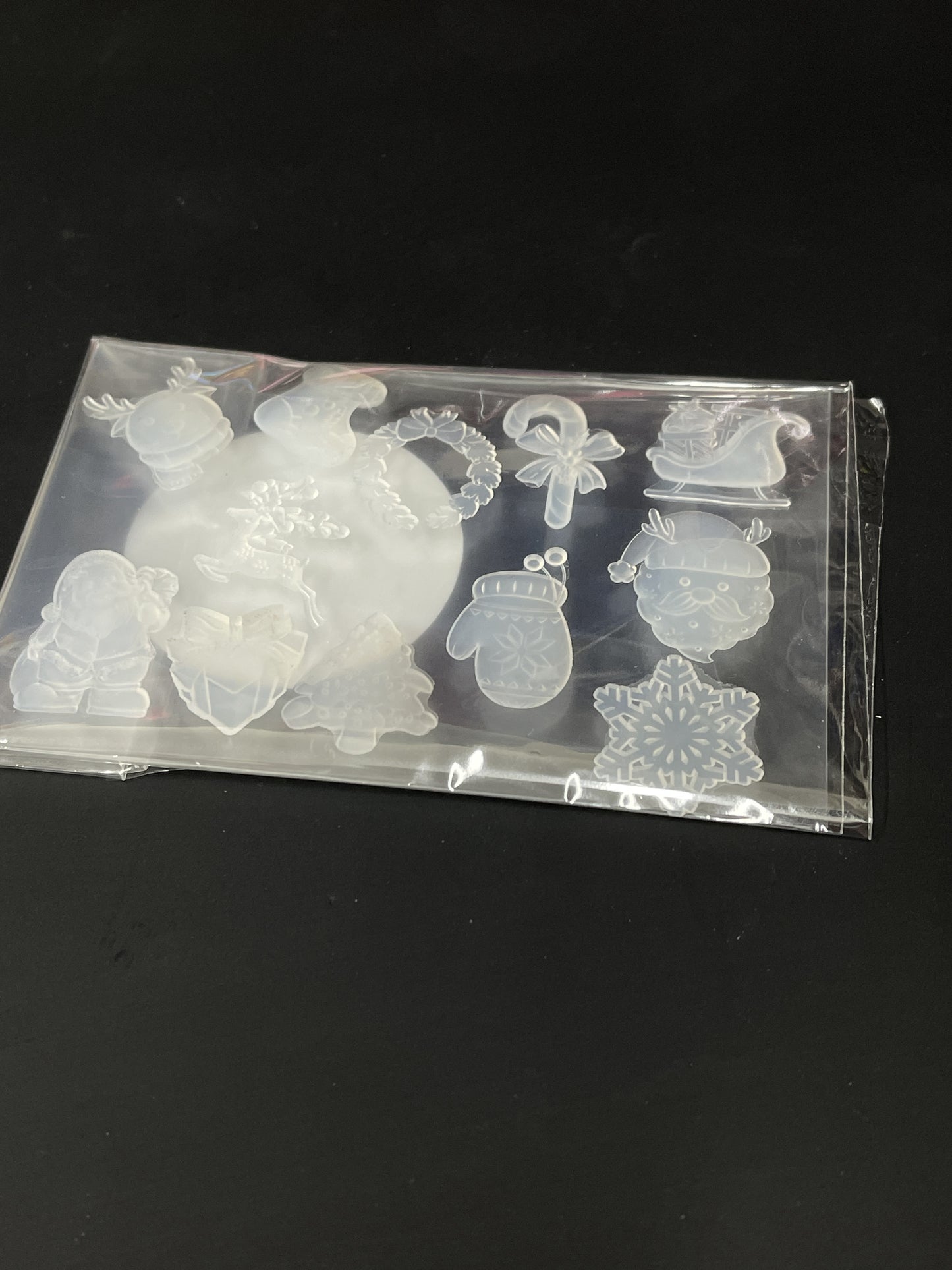 Set of 12 Tiny, Christmas, Borderless inlays