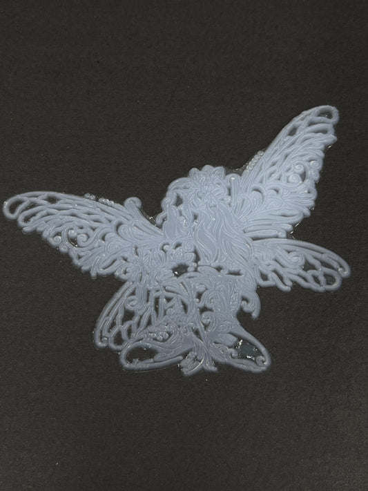 Borderless Sitting Fairy Large Silicone Inlay