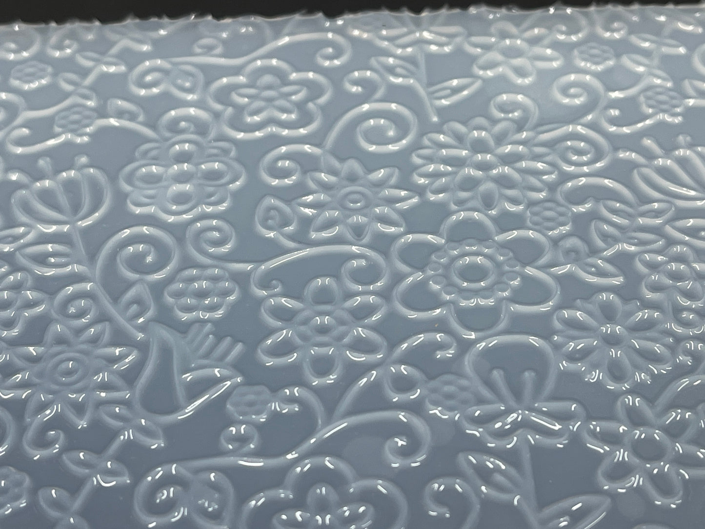 Flower Garden 1/2-size Silicone Inlay Sheet
