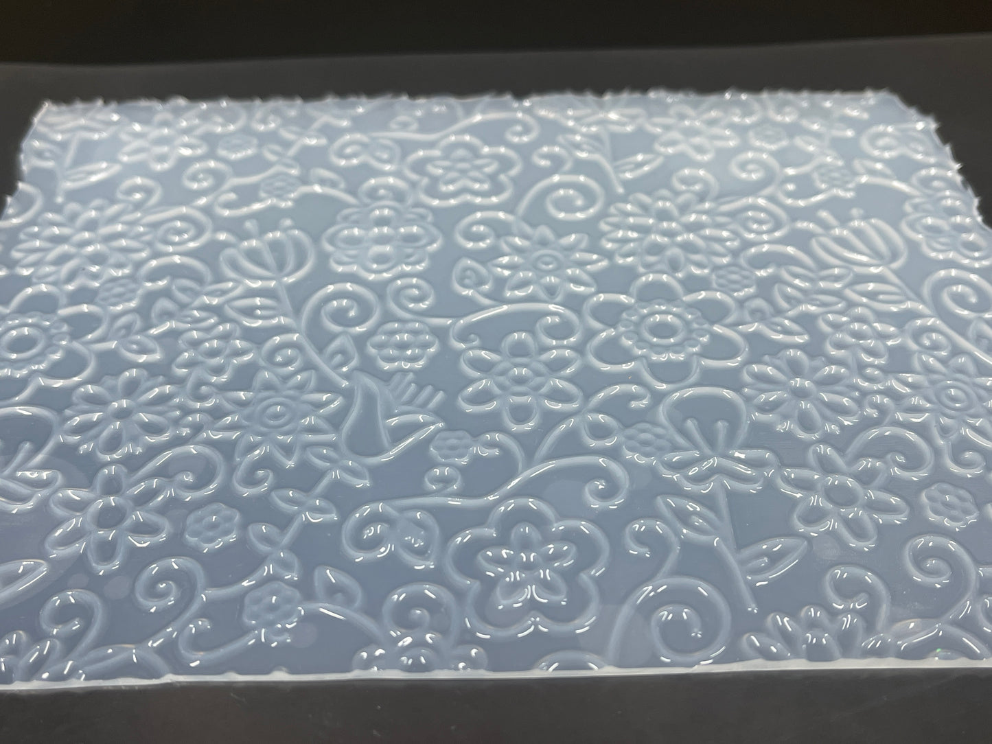 Flower Garden 1/2-size Silicone Inlay Sheet