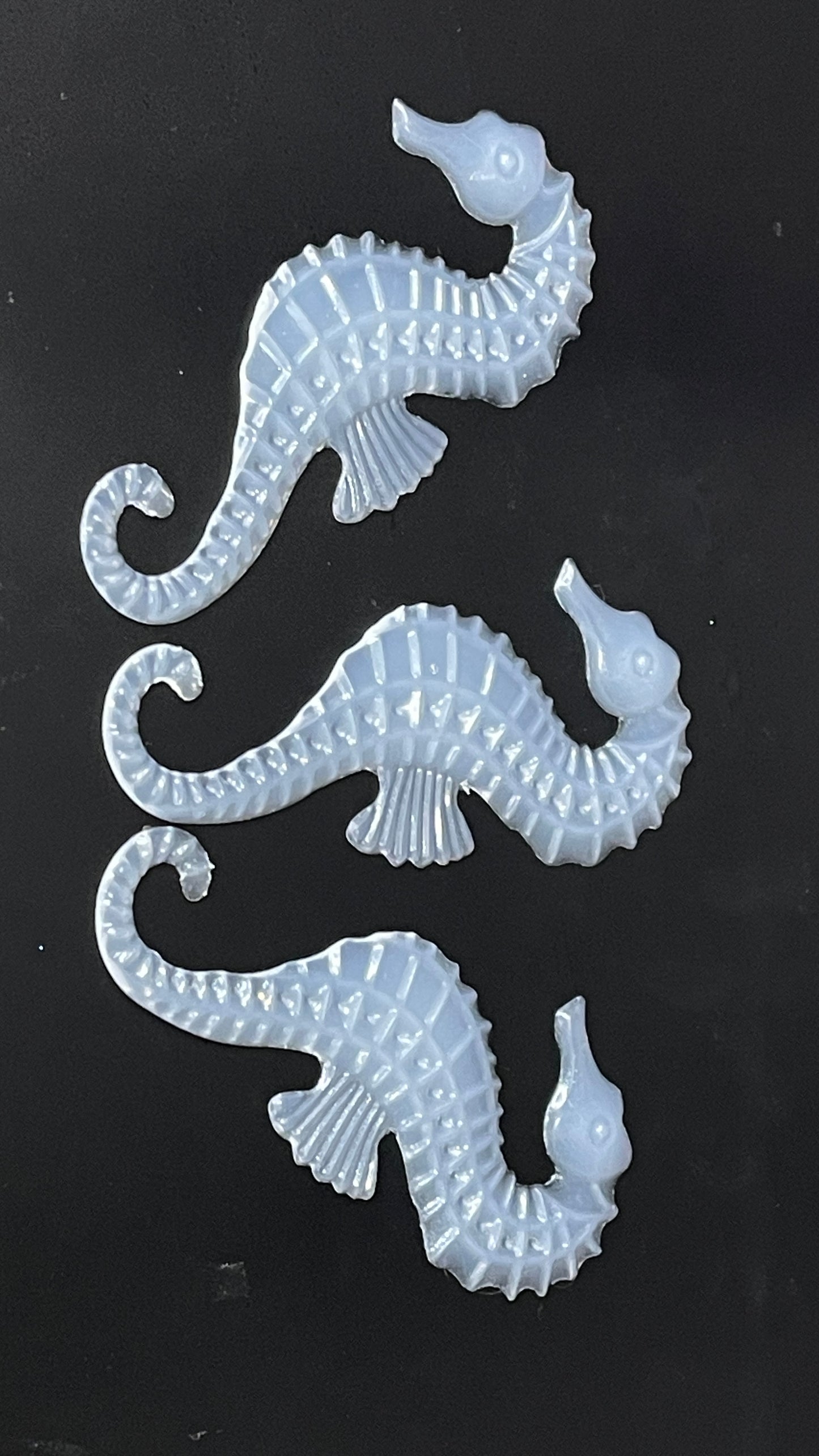 Seahorse Trio Large Silicone Inlays