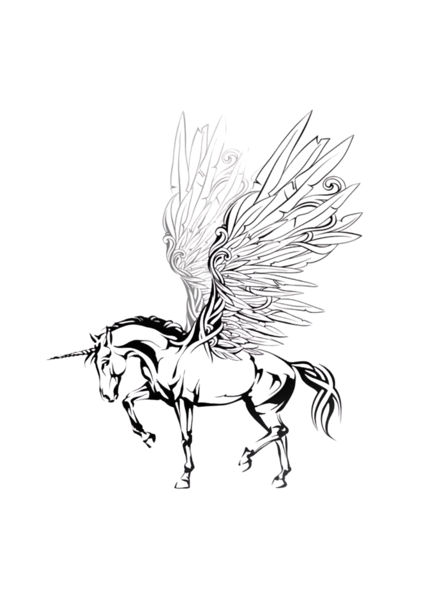 Borderless Pegasus Large Silicone Inlay