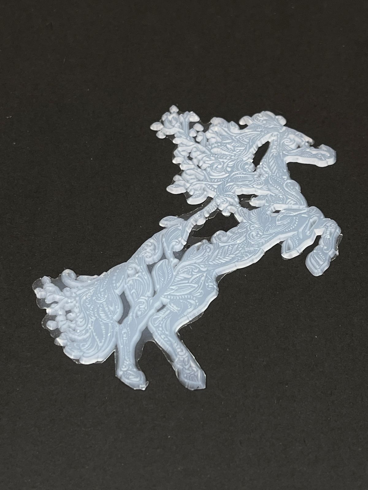 Borderless Horse Silicone Inlay