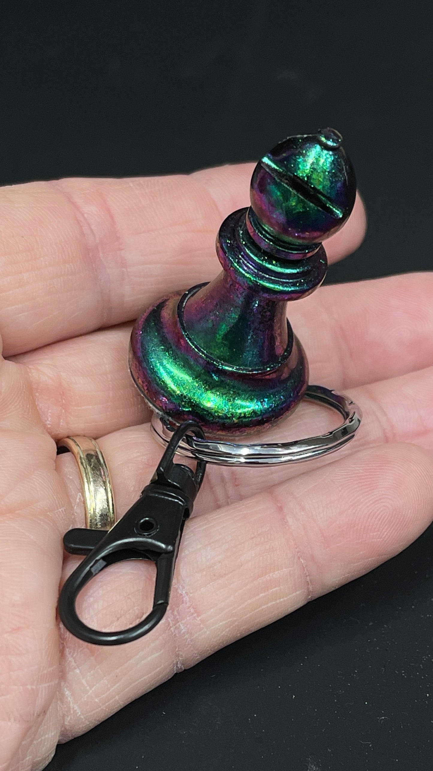 Bishop Chess Piece keyring
