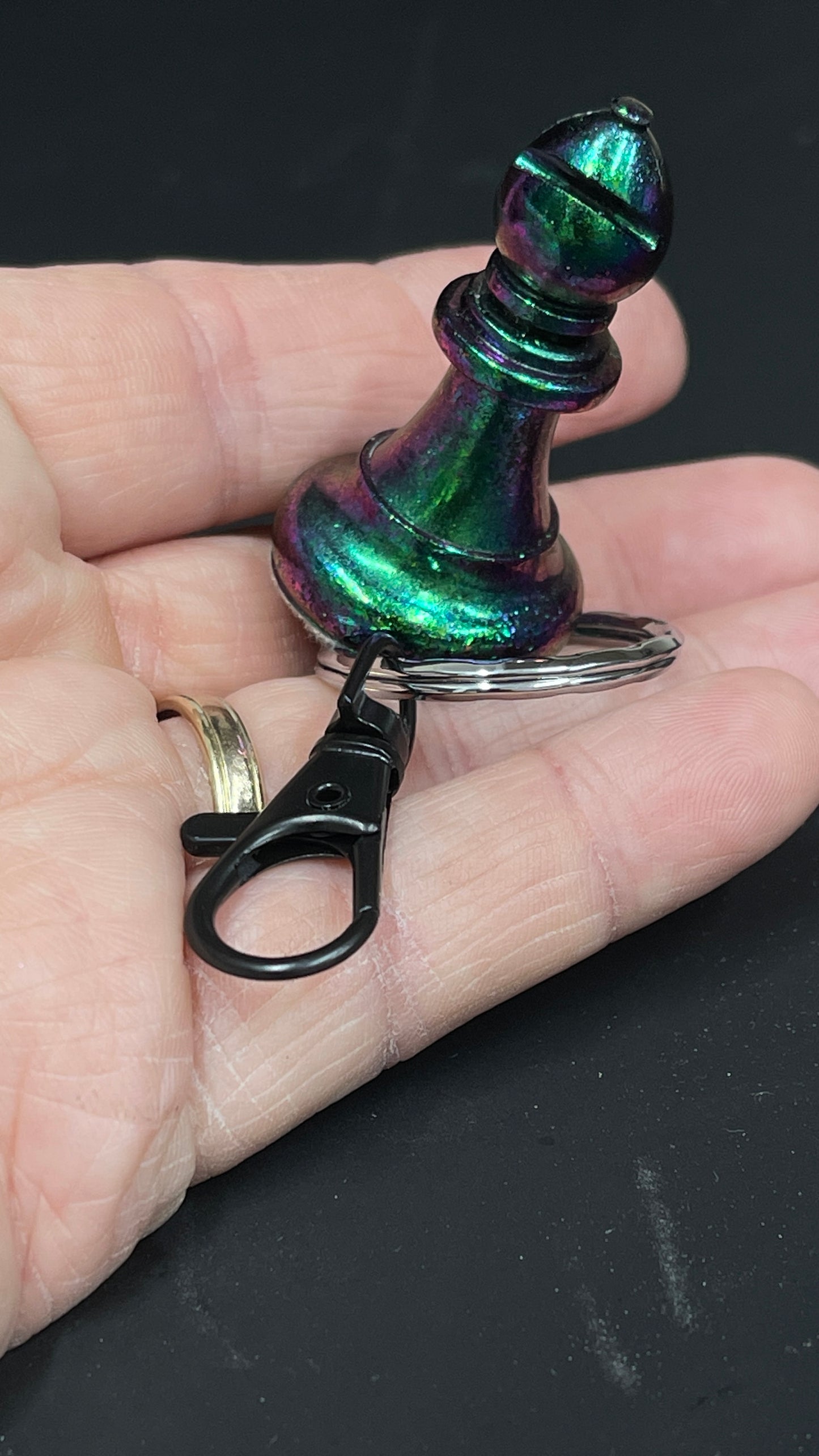 Bishop Chess Piece keyring