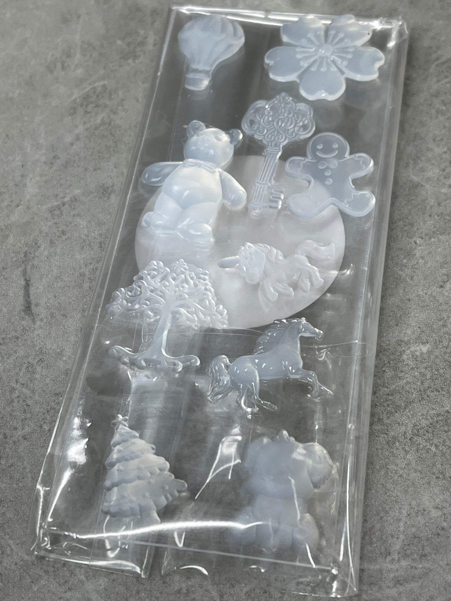 Set of 10 Tiny, Borderless, Silicone Inlays