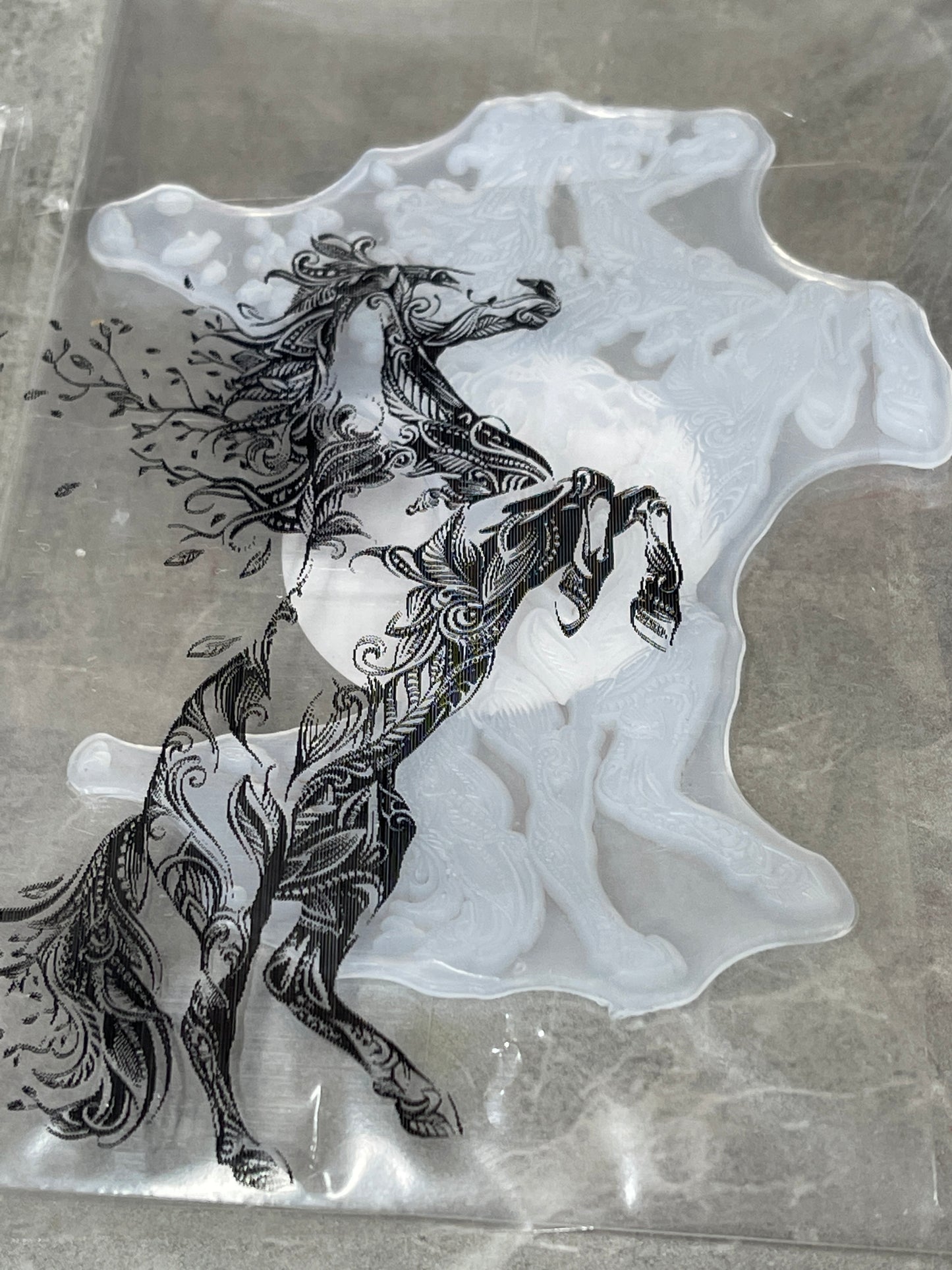 Horse Silicone Inlay