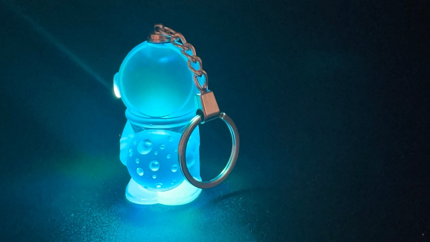 Astronaut light-up keyring