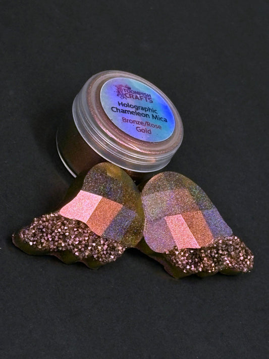 Tiny Turner Chameleon Mica Pigment Single 0.5g Pot 'Bronze/Rose Gold'