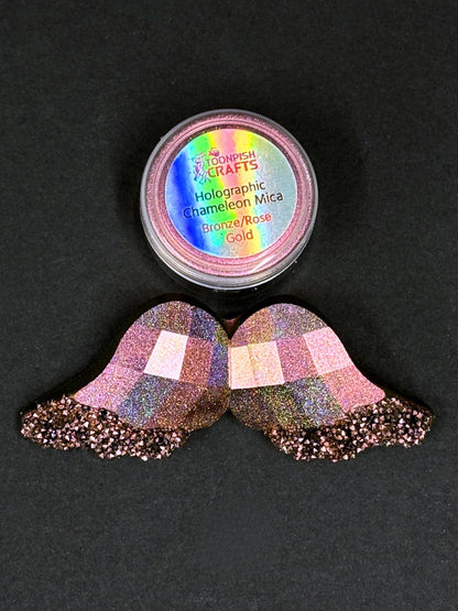Tiny Turner Chameleon Mica Pigment Single 0.5g Pot 'Bronze/Rose Gold'