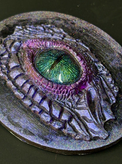 Purple Dragon Eye Fridge Magnet