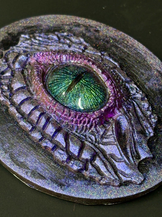 Purple Dragon Eye Fridge Magnet