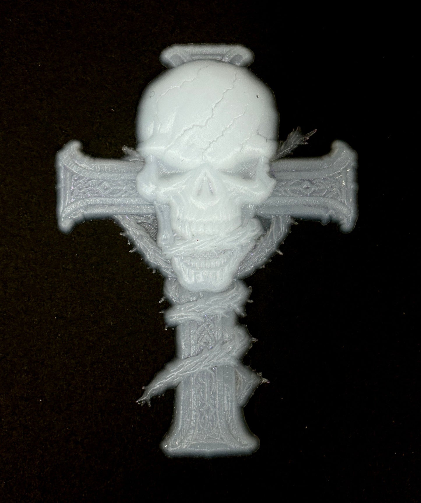 Cross and Skull Inlay