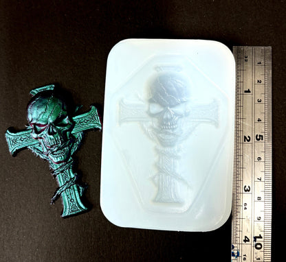 Cross and Skull Mould