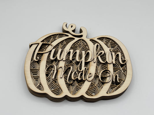 Multi-layer Laser Cut Pumpkin Kit