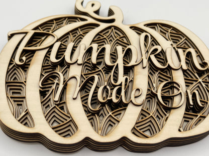 Multi-layer Laser Cut Pumpkin Kit