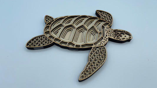 Multi-layer Laster Cut Turtle Kit