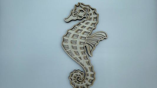 Multi-layer Laster Cut Seahorse Kit