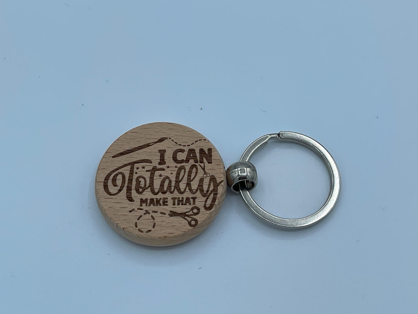 Personalised Wooden Crafting Keyrings