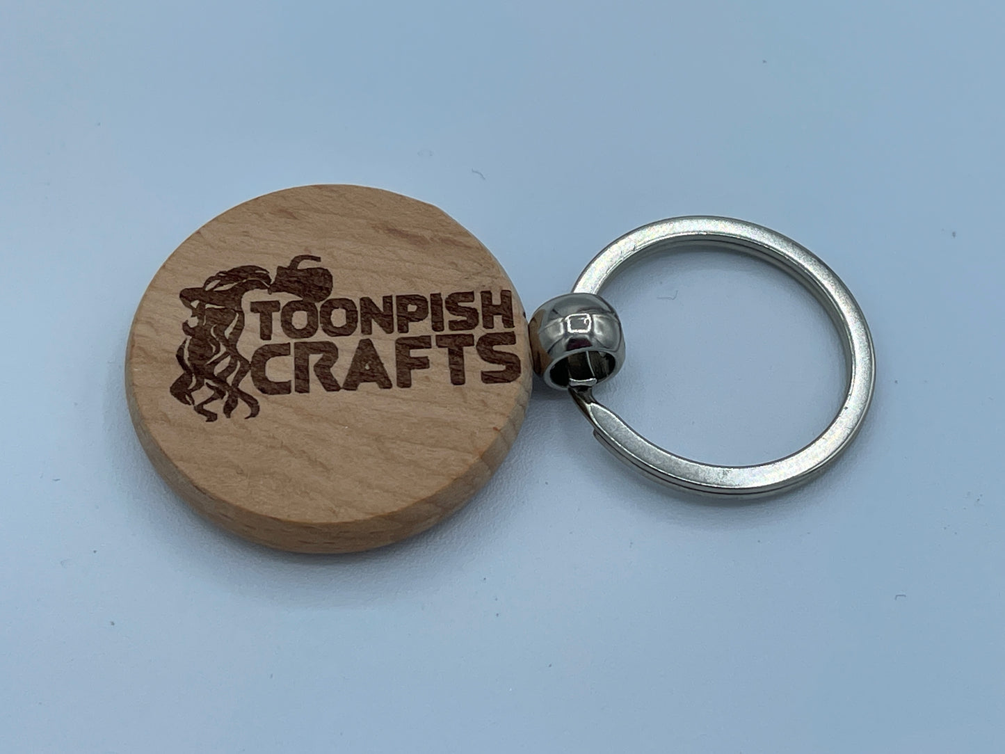 Toonpish Crafts Wooden Keyrings