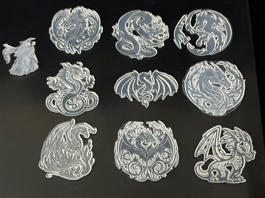Dragon Collection Tiny Silicone Inlays