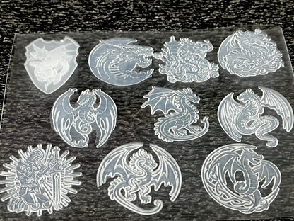 Dragon Collection Tiny Silicone Inlays SET 2