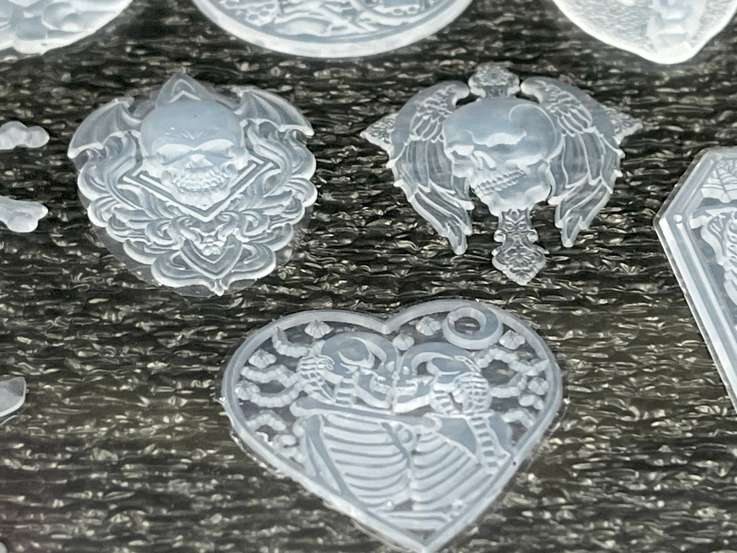 Bones Tiny Silicone Inlay Set of 10