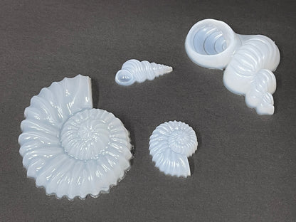 Chunky Ammonite Silicone Inlay Twin Pack