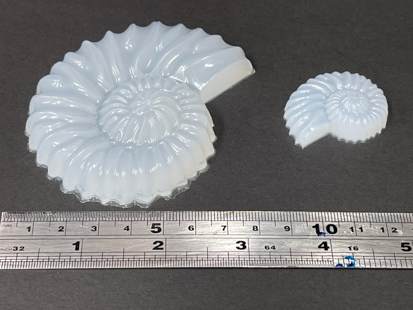 Chunky Ammonite Silicone Inlay Twin Pack