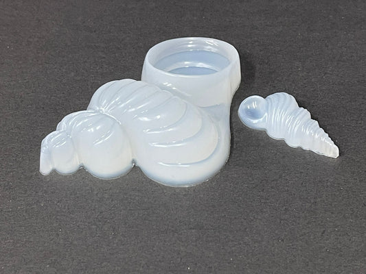 Chunky Shell Silicone Inlay Twin Pack