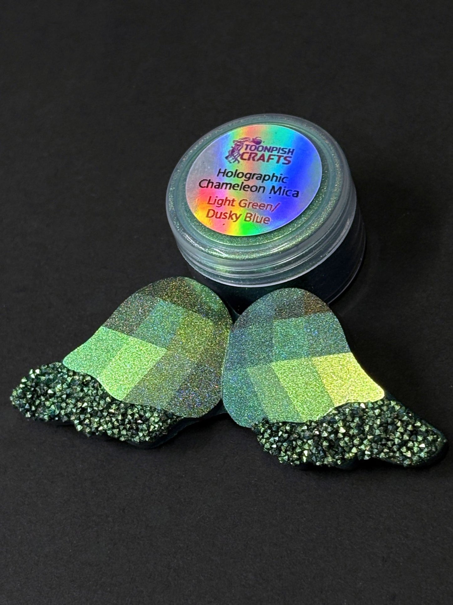 Tiny Turner Chameleon Mica Pigment Single 0.5g Pot 'Light Green/Dusky Blue