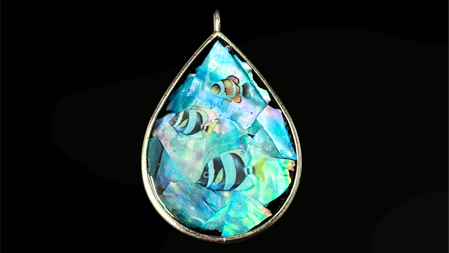 The Pear Drop Resin Pendant Collection