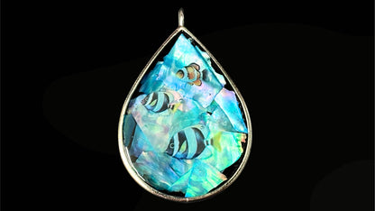 The Pear Drop Resin Pendant Collection