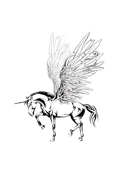 Borderless Pegasus Large Silicone Inlay
