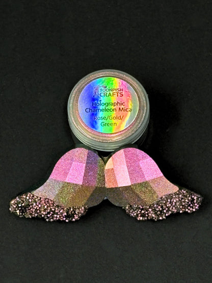 Tiny Turner Chameleon Mica Pigment Single 0.5g Pot 'Rose/Gold/Green'