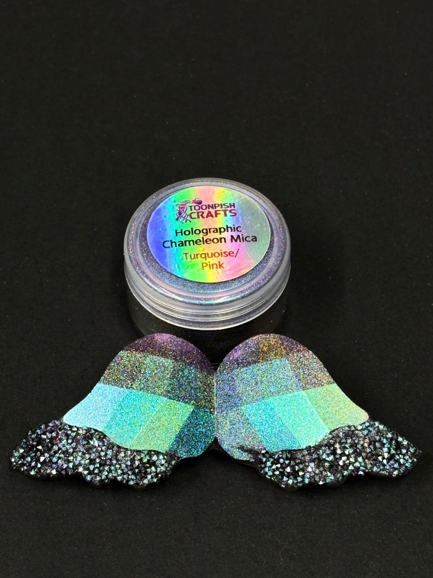 Tiny Turner Chameleon Mica Pigment Single 0.5g Pot 'Turqoise/Pink'