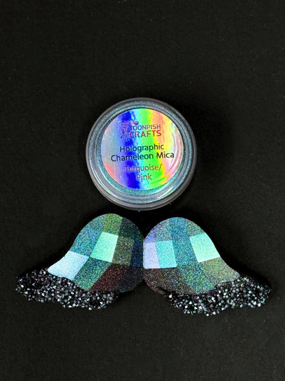 Tiny Turner Chameleon Mica Pigment Single 0.5g Pot 'Turqoise/Pink'