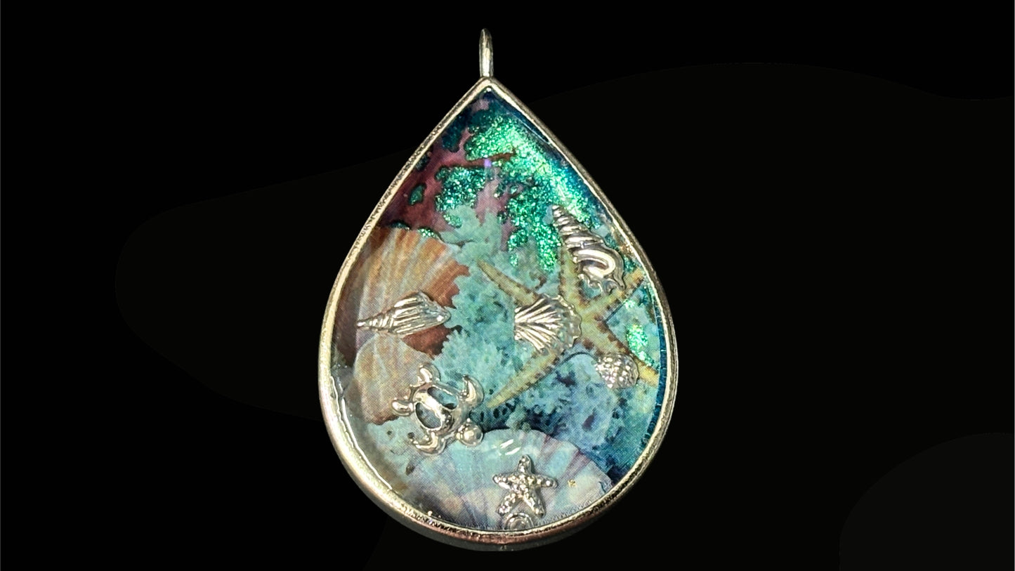 The Pear Drop Resin Pendant Collection