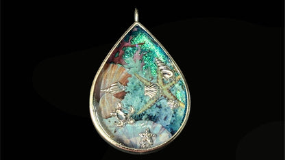 The Pear Drop Resin Pendant Collection