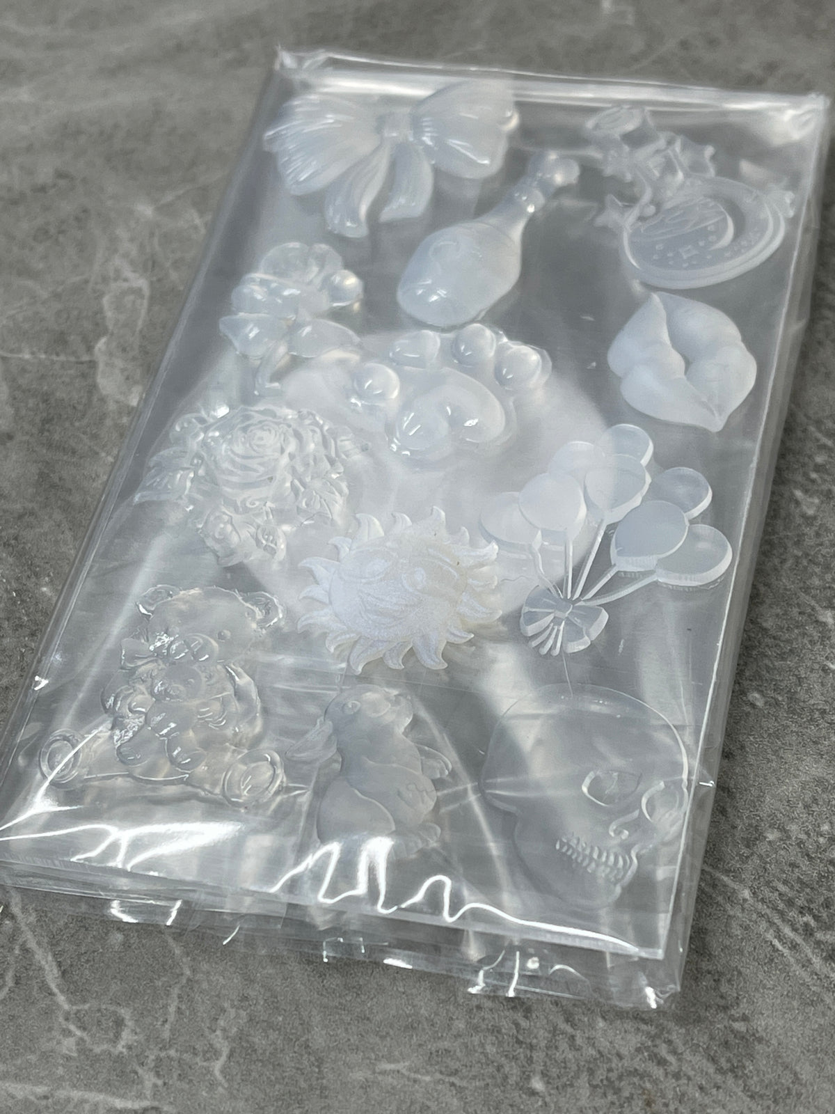 Set of 12 Tiny, Borderless, Silicone inlays – Toonpish