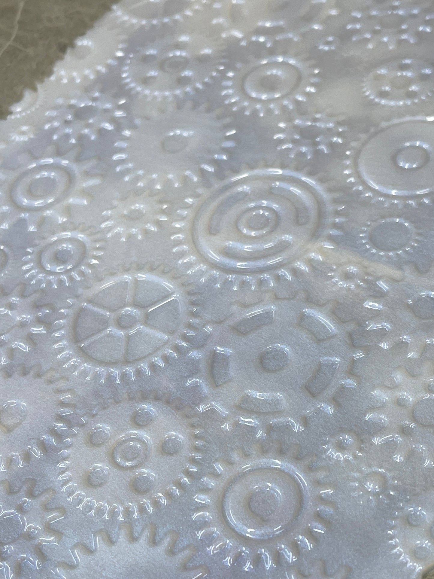 Feuilles de texture en silicone Cogs
