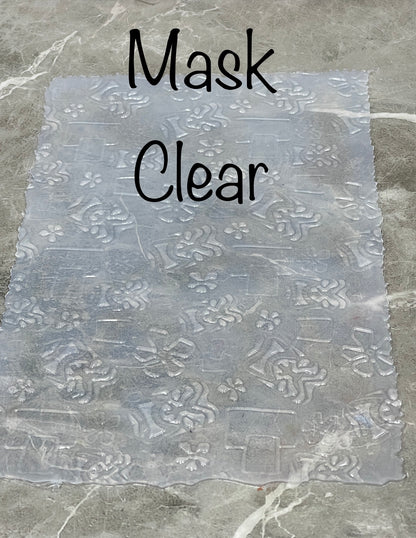 Feuille de texture en silicone pour masque